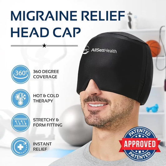 Original Hot & Cold Therapy Migraine Cap (Made in USA)