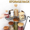 Bathroom and Kitchen Organiser Corner Shelf Rack ( Pack of 1 )
