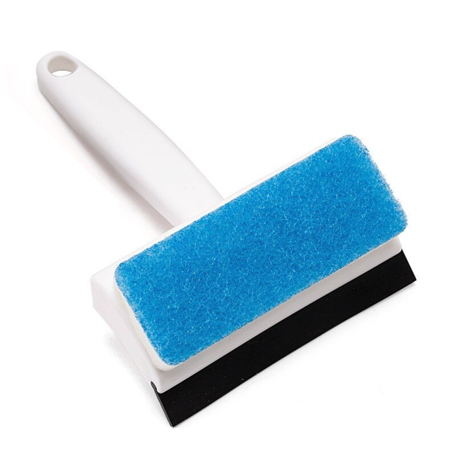 Double Sided Glass Cleaning Brush and Wiper