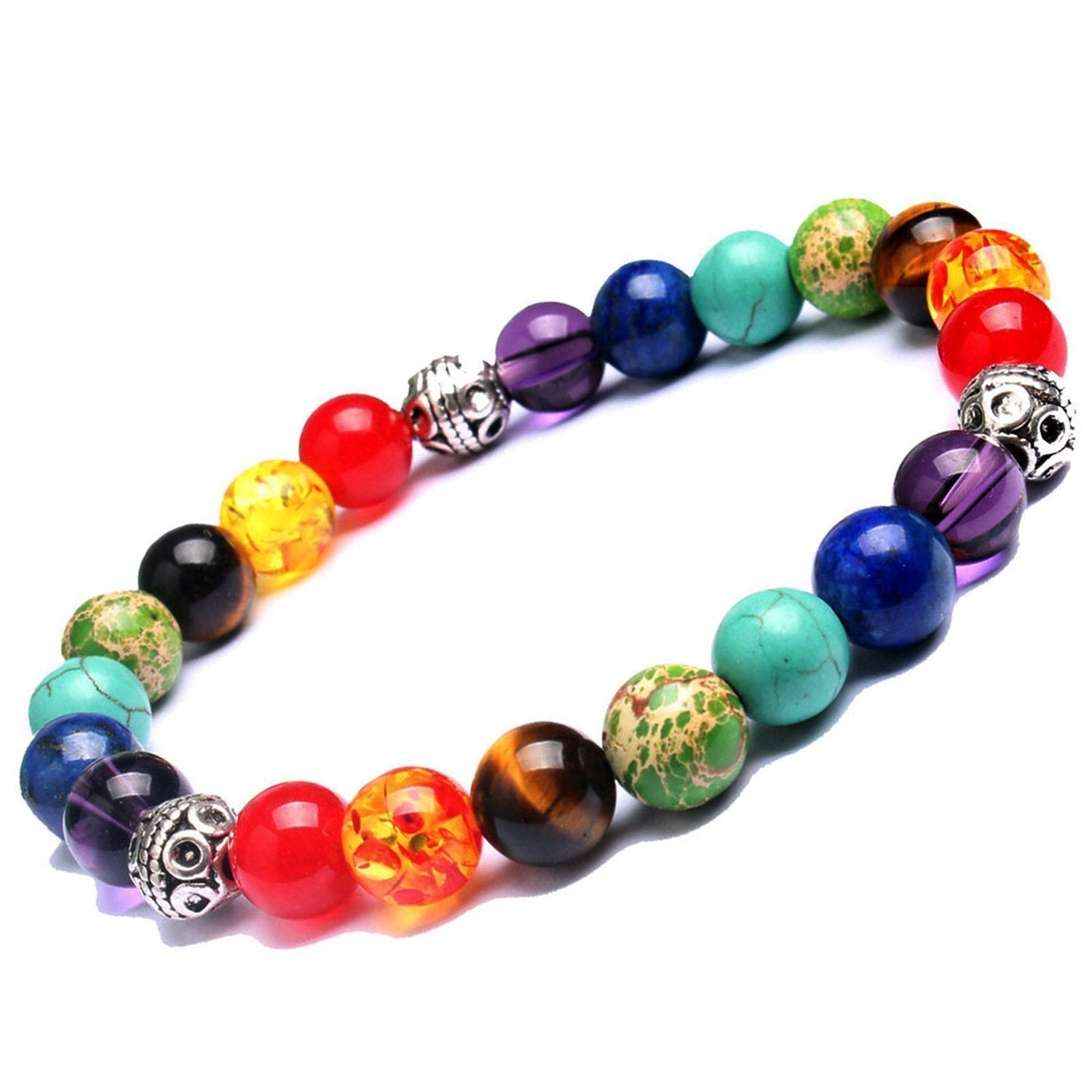 7 Chakra's Healing Bracelet (For Health, Wealth and Positivity) - Local to Vocal