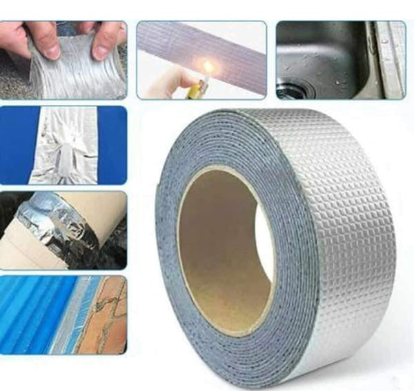 Adhesive Tape- Aluminum Foil Thicken Butyl Tape (5M*30Cm)