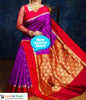 Ethnic Kanjivaram Silk Saree (Purple - Red) - Local to Vocal