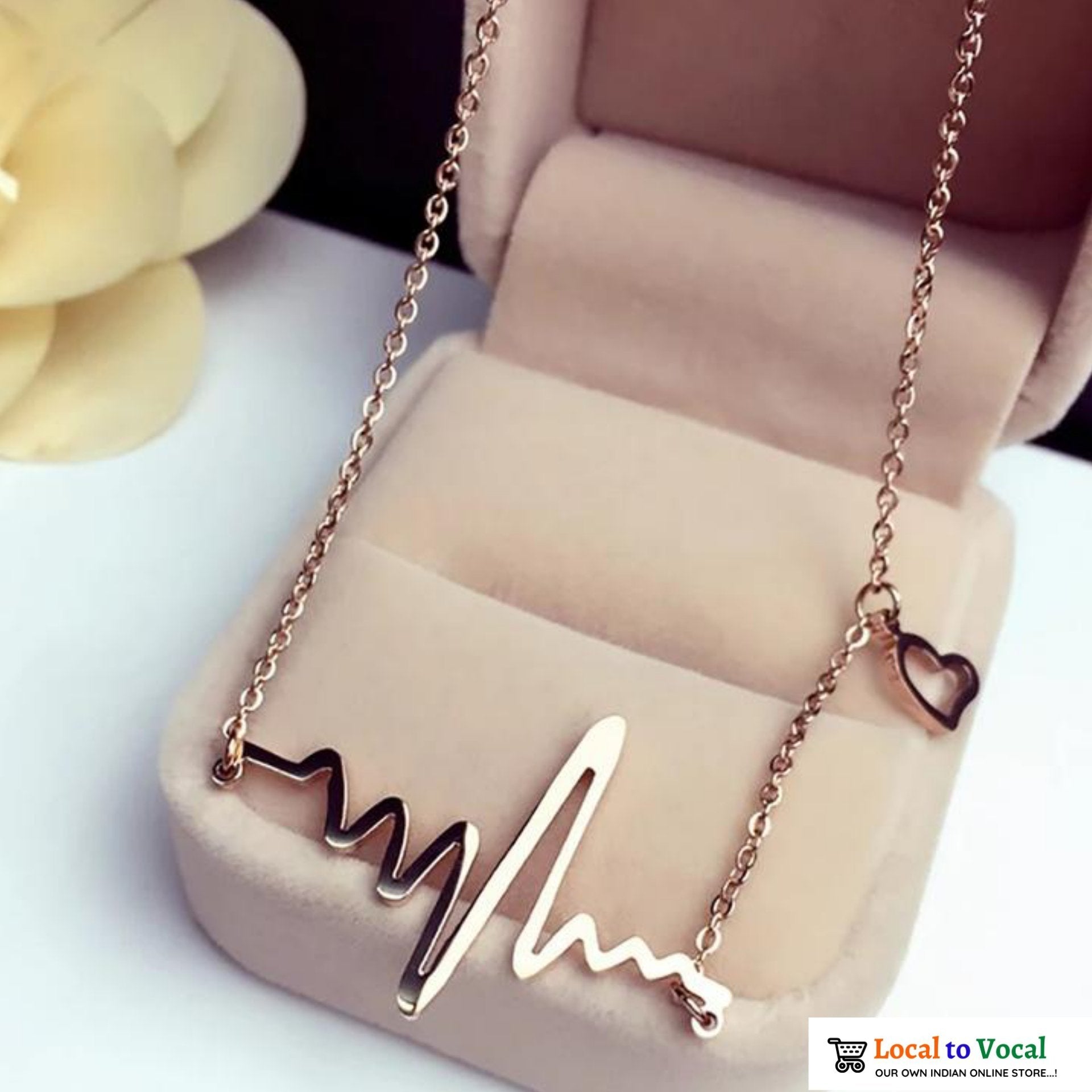 Heartbeat Necklace (A Memorable Gift) - Local to Vocal