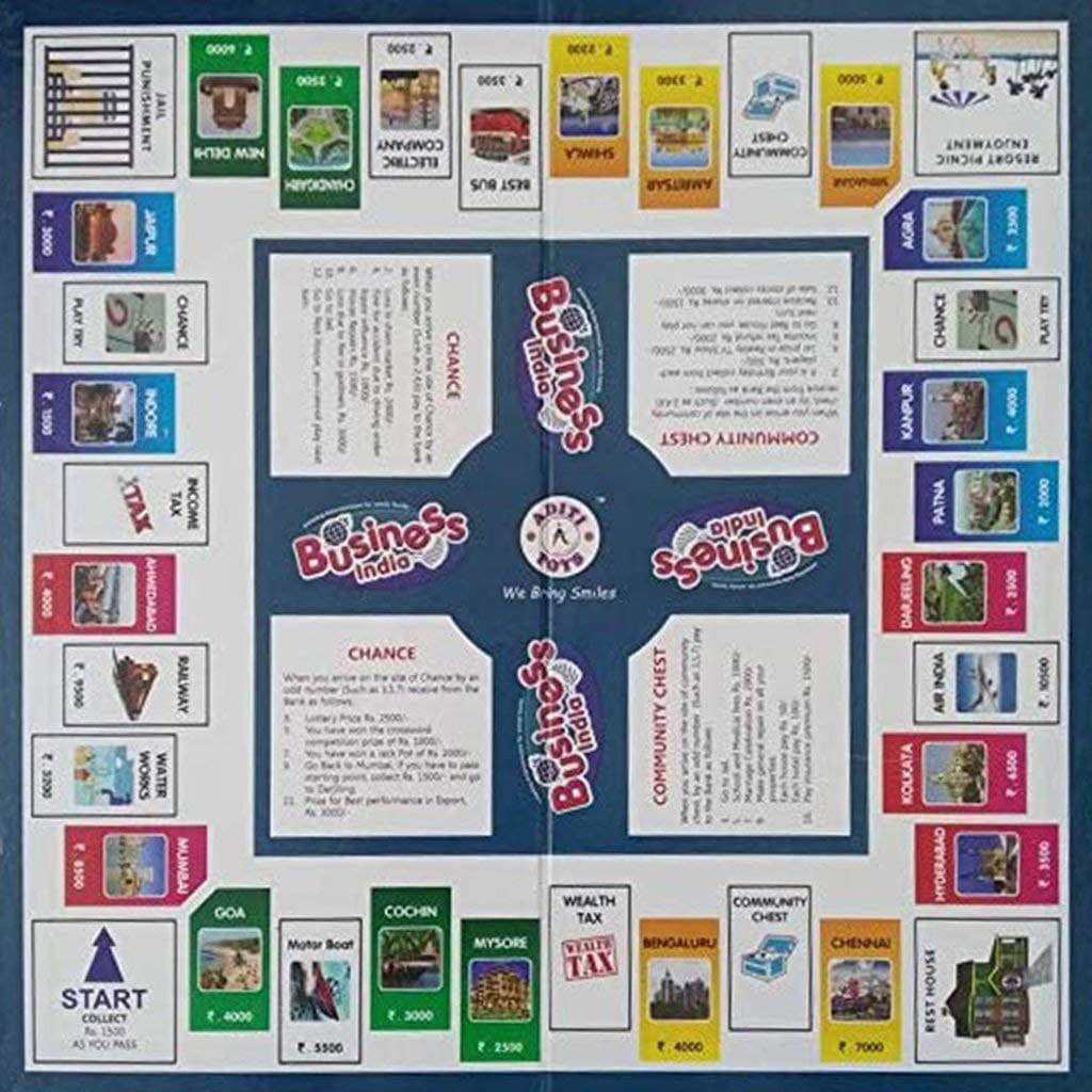Indian Business Board Game 5 in 1 (Must for Every Kid) - Local to Vocal