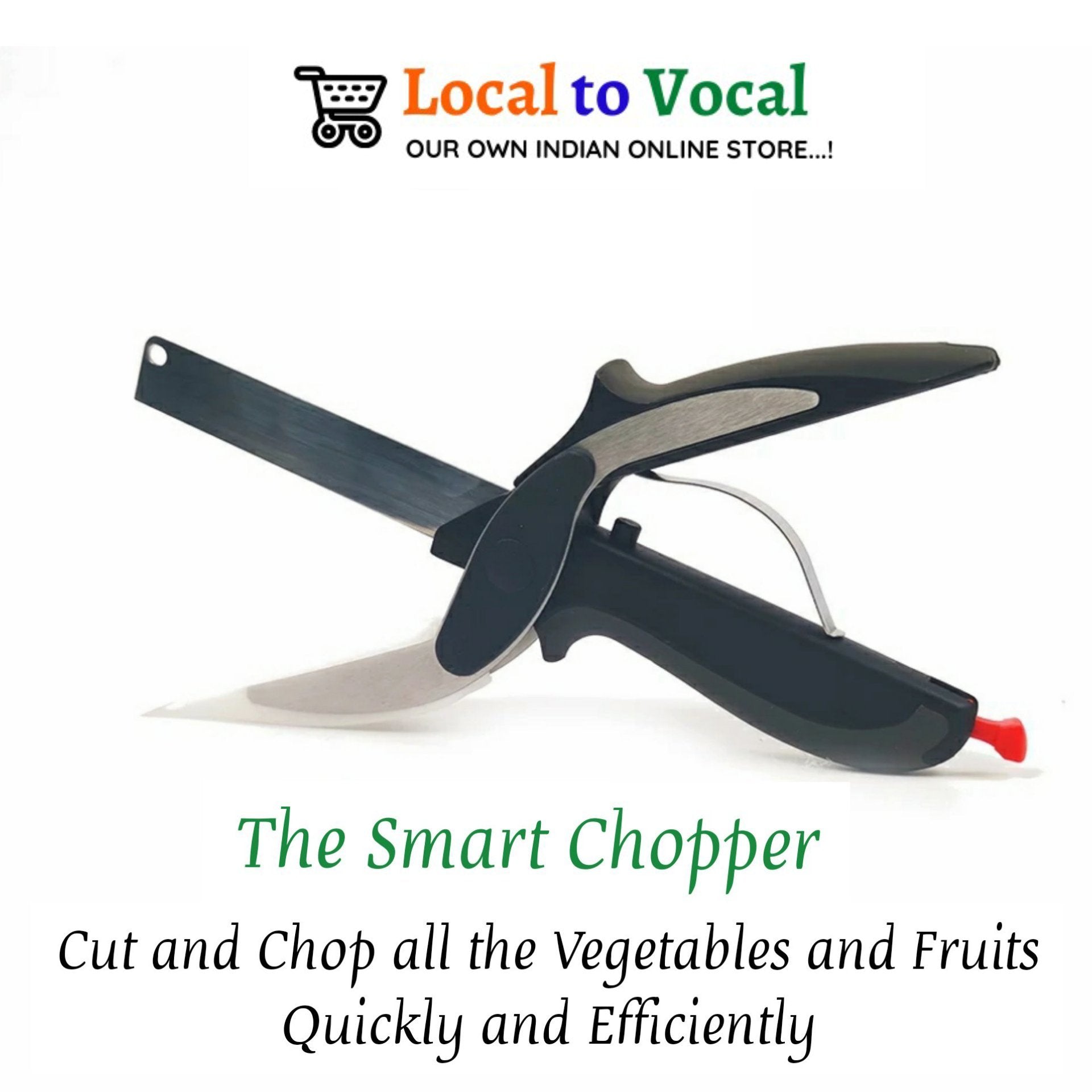 The Smart Chopper (2 in 1) As Seen on T.V - Local to Vocal